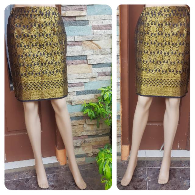 Rok span pendek Songket