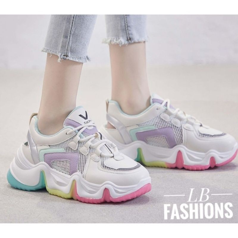 sneaker wanita/sepatu sneaker murah/sepatu sneakers wanita/sepatu putih cewe/sneaker