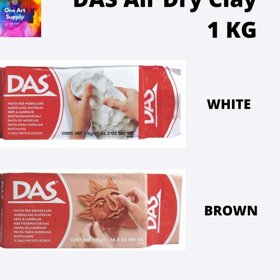 

Terbaik DAS Air Dry Clay 1 kg. .. . ..