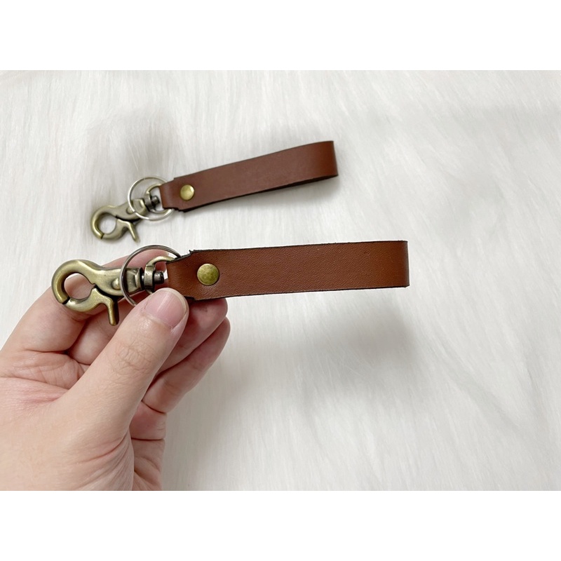 GENUINE LEATHER KEYCHAIN POLOS | GANTUNGAN KUNCI KULIT ASLI