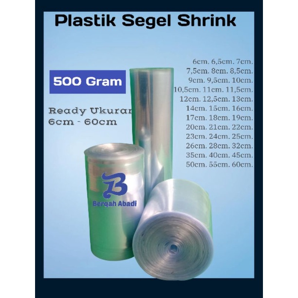 Plastik Segel Plastik Shrink / segel 6cm - 60cm 500grm