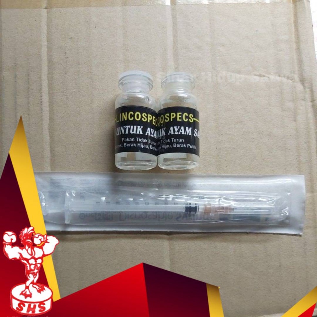 Lincospecs/lincospec mini obat ayam manjur + suntikan