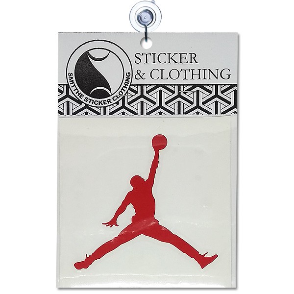 Stiker Michael Jordan Logo Basket Mike Cutting Sticker utk Mobil Motor