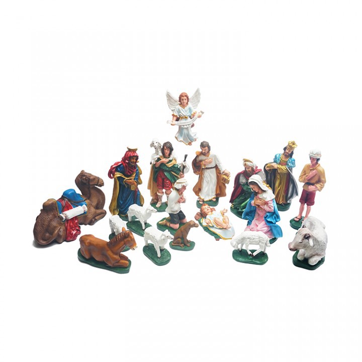 Patung Natal Set Tinggi Maksimal 25 cm