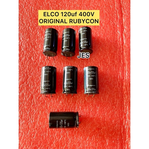 ELCO 120uf 400V ORIGINAL RUBYCON