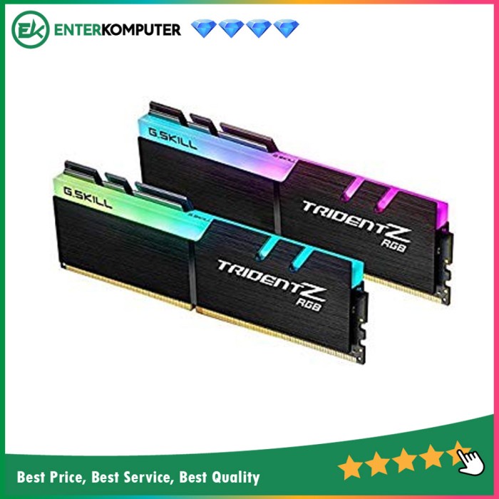 Memoryram Gskill DDR4 TridentZ RGB PC28800 16GB (2x8GB) Dual Channel F4-3600C19D-16GTZRB