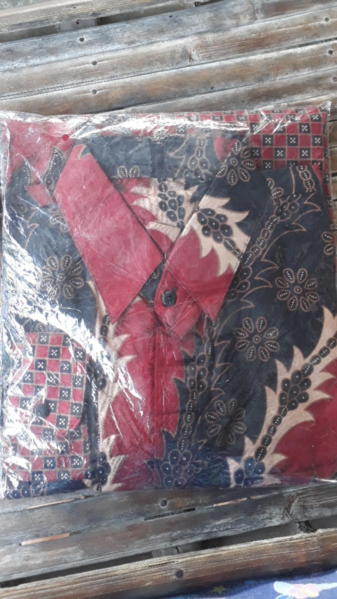 Baju Batik Pria Slimfit Big Size M L Xl Xxl Atasan Kemeja Batik Lengan Panjang Original