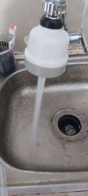 Sambungan Kran Wastafel Cuci Piring Shower 360 Derajat 3 Mode Spray