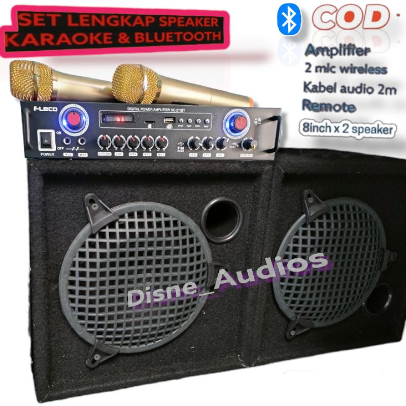 Jual Paket karaoke Lengkap 8inch Bluetooth Cocok Untuk Dirumah, warung