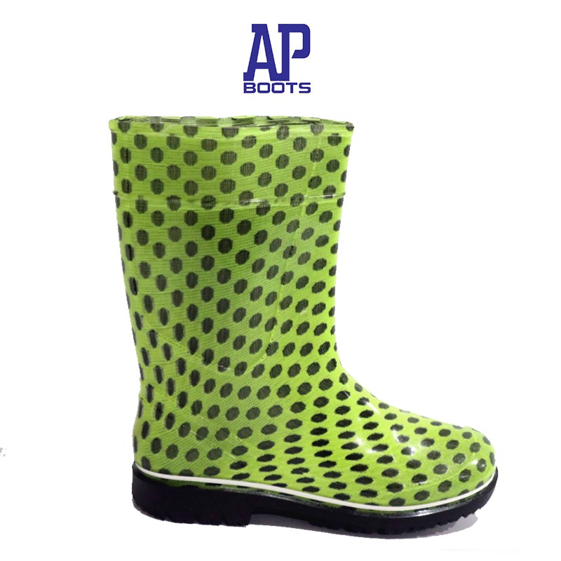 AP Boots Kids 2012 LEMON POLKADOT / Sepatu Boot Anak Unisex Karakter