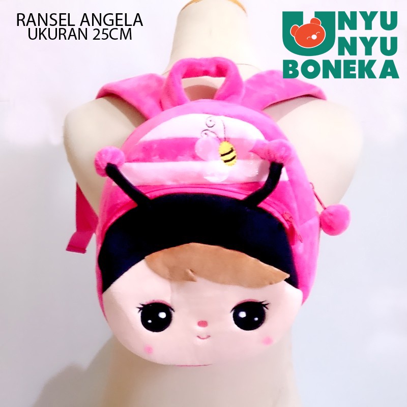 Tas Ransel Sekolah M Paud Boneka metoo angela pretty girl baby lebah bee kpop korea