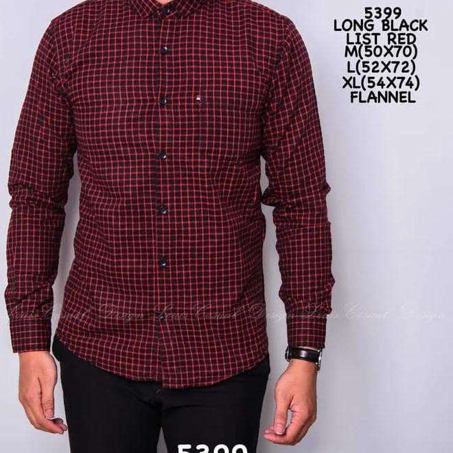 4X8Q Baju Kemeja Levis Flanel Distro Tangan Panjang Kotak Premium Pria Oriw