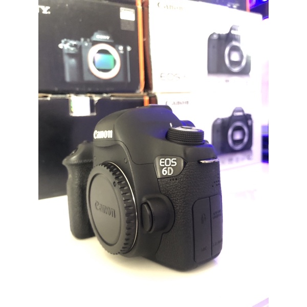 kamera canon 6d wifi body only fullframe mulus fulset box+Garansi toko+memory+tas baru