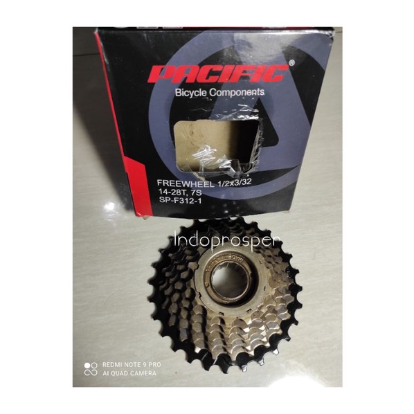 Sprocket Gear Gir Tumpuk Sepeda 7 Speed Drat Ulir Bagus Murah