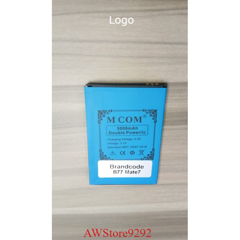 Mcom Battery Batre Baterai Double Power Mcom Brandcode Brancode Brand code B77 Mate 7 Mate7