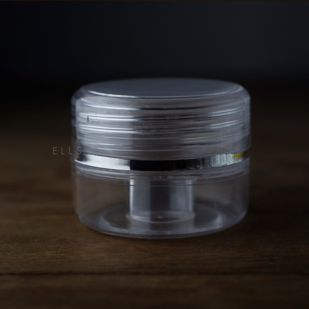 POT CREAM PS 12.5 GR NATURAL LIST SILVER / TRANSPARAN