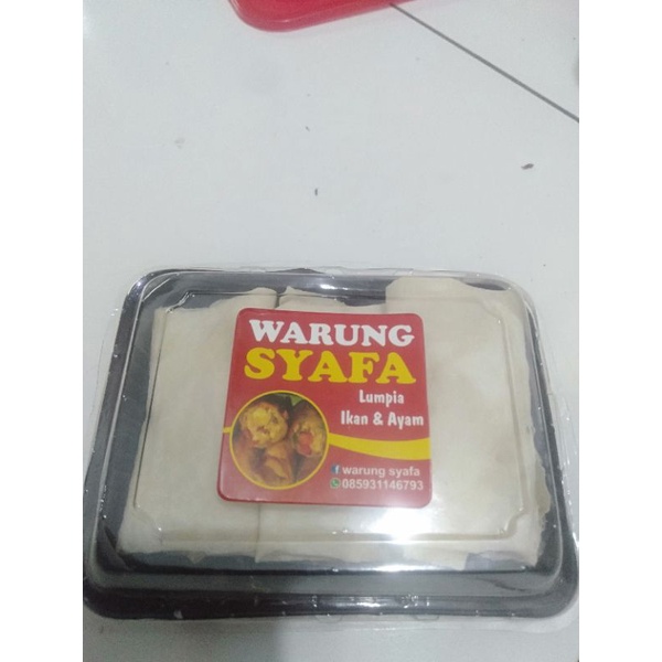 

Lumpia ayam pedas mentah