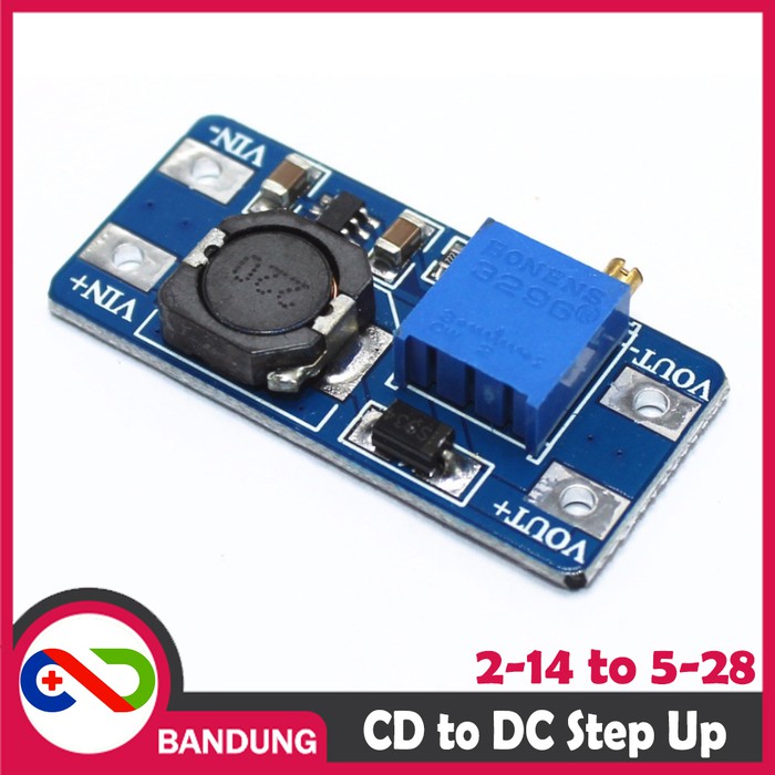 STEP UP MODULE MT3608 ADJUSTABLE STEP UP BOOST DC 2A 2V-24V TO 5V-28V