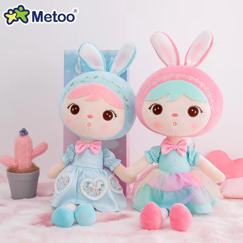 WE Boneka Metoo ORIGINAL Angela Baby, Metoo Kelinci, Panda, Totoro, Poci FREE PAPPER BAG