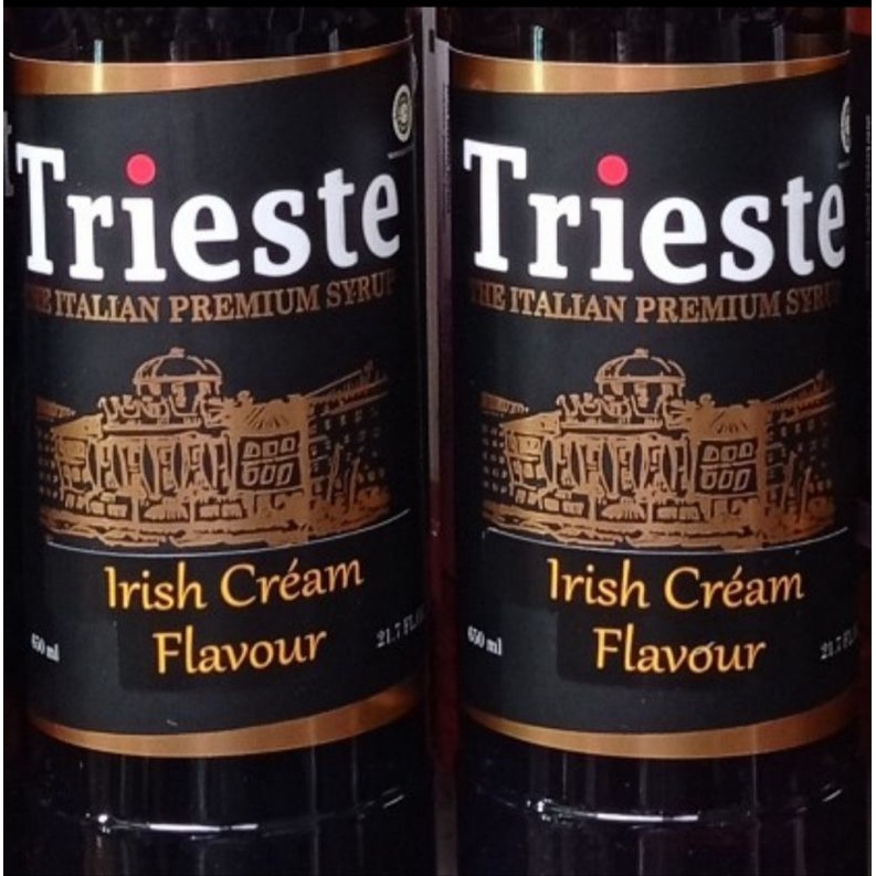 trieste syrup irish cream flavour 650ml