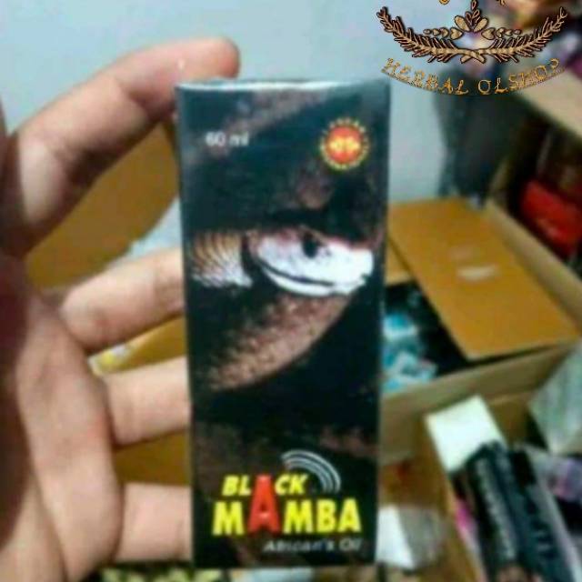 HERBAL PEMBES4R PENI-S-ALAT-VITAL PRIA Stamina Kuat dan Tahan Lama Black Mamba Oil 
Minyak-ORIGINAL