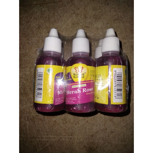 

pwearna koepoe koepoe merah rose