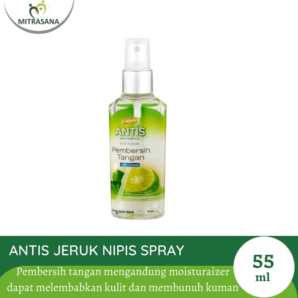 Antis Hand Sanitizer Jeruk Nipis Spray 55 Ml