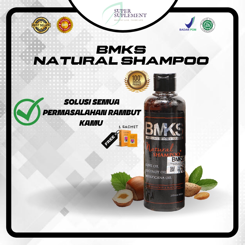 Jual BMKS Hair Treatment Shampoo Original Shampo Sampo Perawatan Rambut ...