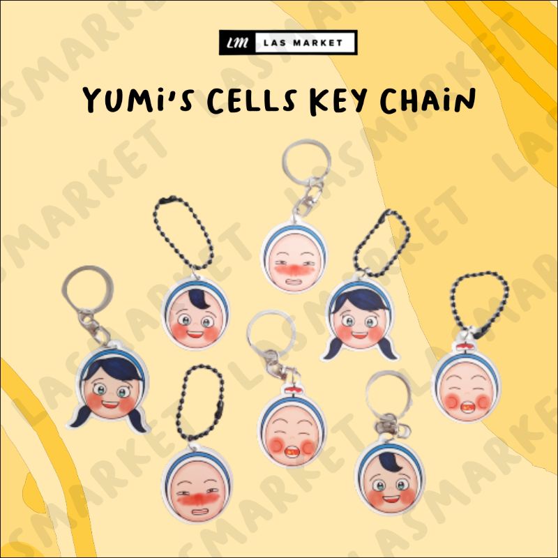 YUMI CELL KEY CHAIN | GANTUNGAN KUNCI YUMIS CELLS FANMADE