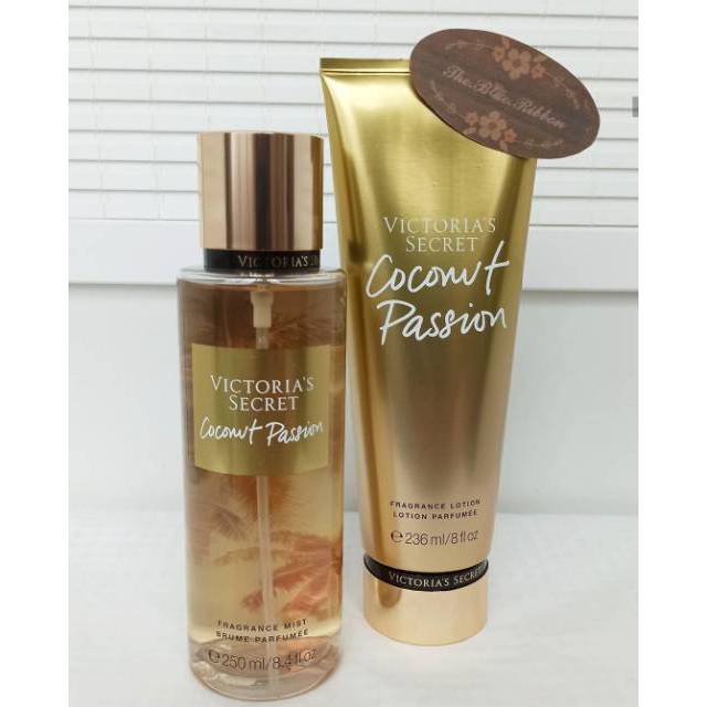 NEW PACKAGING !! VICTORIA SECRET COCONUT PASSION