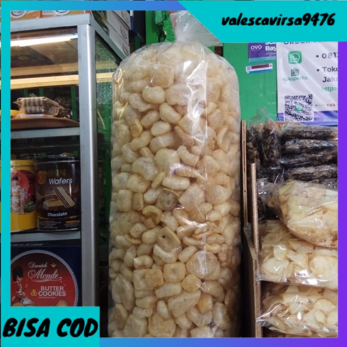

⭐BISA COD⭐ KERUPUK KULIT SAPI HALAL /KRUPUK/JANGEK/RAMBAK 1 KILOGRAM