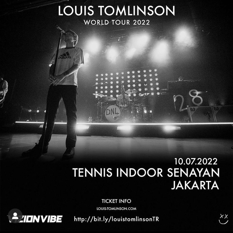 TIKET KONSER LOUIS TOMLINSON WORLD TOUR 2022 JAKARTA (tribune c tribune A2 festival)