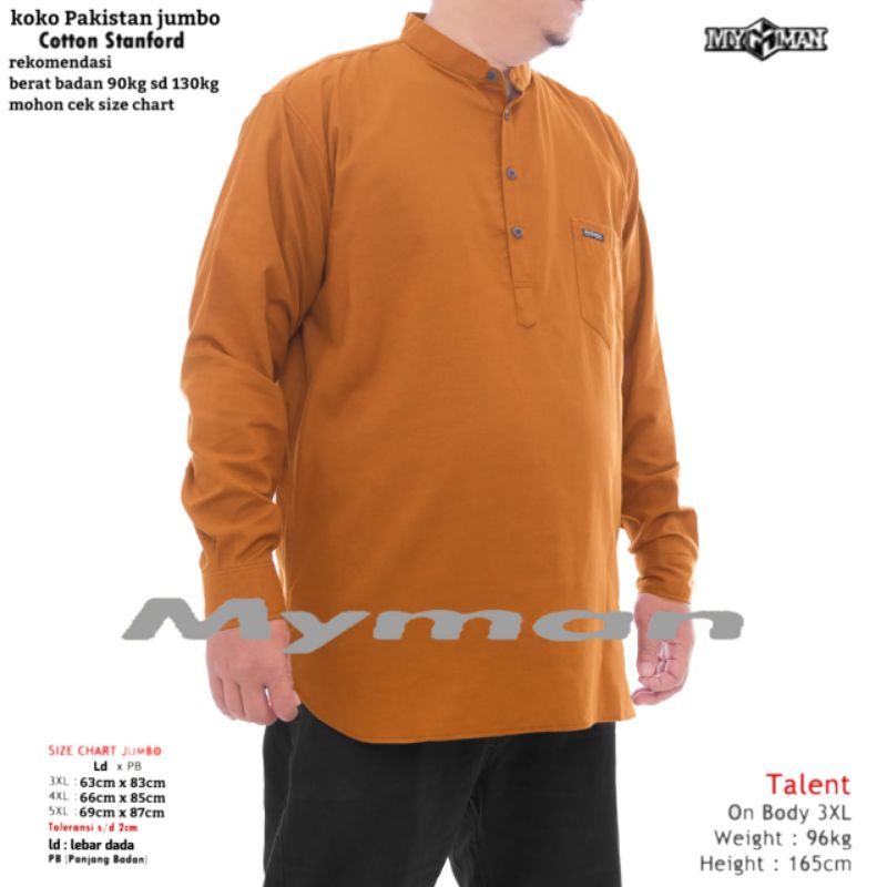 Koko Pakistan dewasa Jumbo MYMAN  4XL 5XL 6XL baju koko qurta big size terbaru baju muslim pria jumb