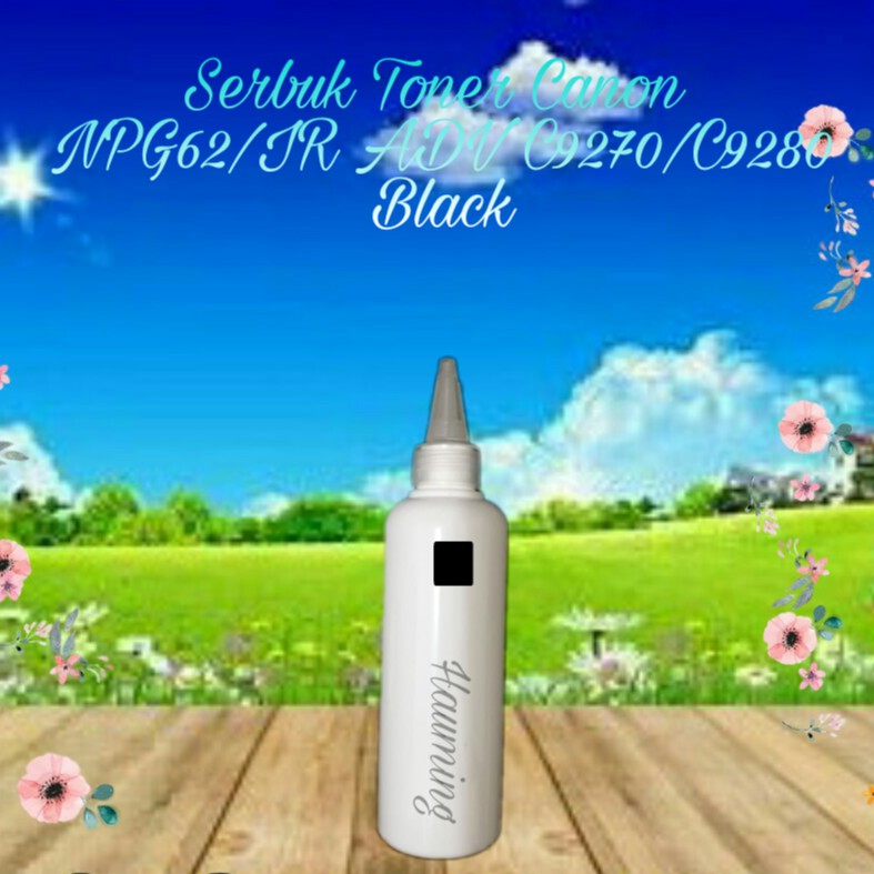 Serbuk Toner Canon Advance NPG62 IR ADV C9270 C9280 IRC 9270 9280 IRC9270 IRC9280 Black 1x Isi