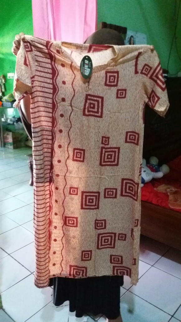Gamis Murah Rayon Batik Baju Gamis Jumbo Modern Bisa Pilih Warna