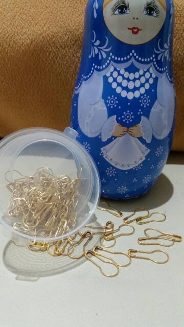 100pcs Peniti Anti Nyangkut|Jarum Bohlam Warna||Dressmakers Pins||peniti Hijab/Peniti Bohlam Warna