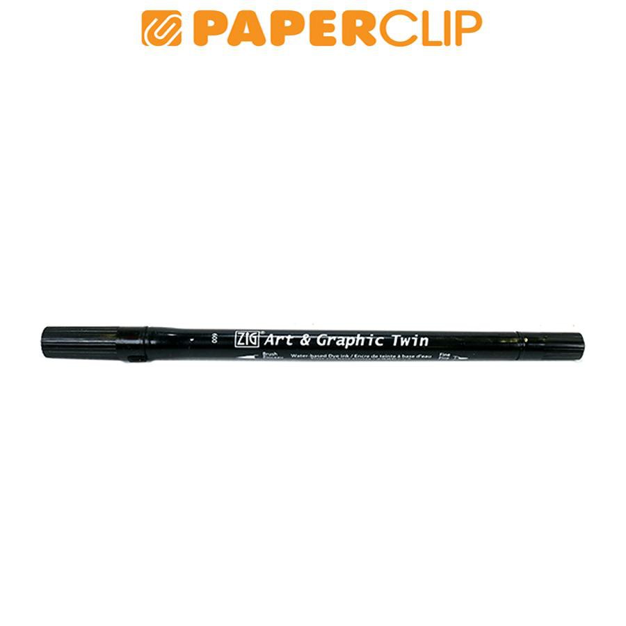 

PEN BRUSH ZIG KURETAKE TUT-80 ART & GRAPHIC TWIN 009 BLACK