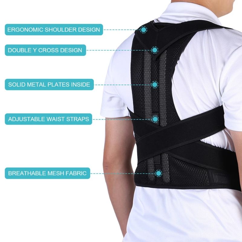 POSTURE CORRECTOR YOSYO PENEGAK POSTUR PUNGGUNG BACK KOREKSI SKOLIOSIS LORDOSIS KIFOSIS TULANG