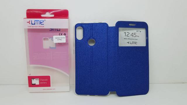 Flip Case Redmi Note 6 Pro Xiaomi 6.26 inchi Flip Cover Sarung Buku UME CLASSIC with Screen View