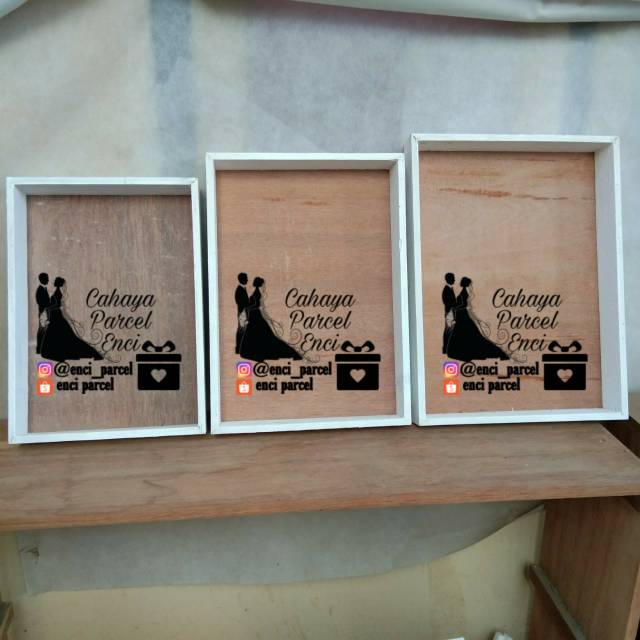 Kotak kayu hantaran seserahan rustic