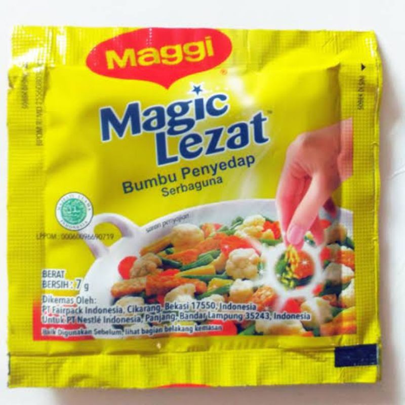 Maggi Magic Lezat / Maggi Penyedap Rasa / Maggi 1 renceng 12 sachet