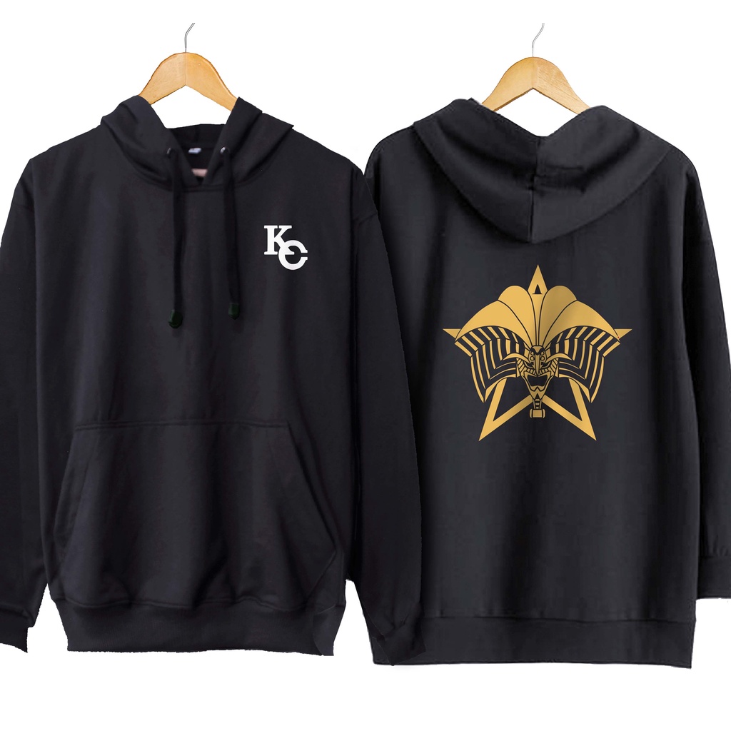 Jaket hoodie jumper anime EXODIA YUGIOH material cotton fleece