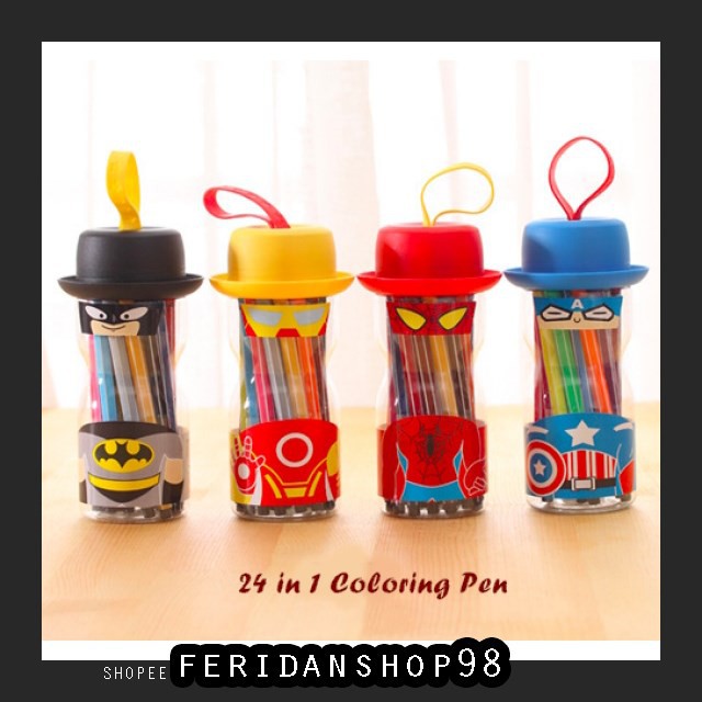 

BT941 24 IN 1 BEST COLORING PEN KEMASAN BOTOL UNIK ISI 24 WARNA BY FERIDANSHOP98