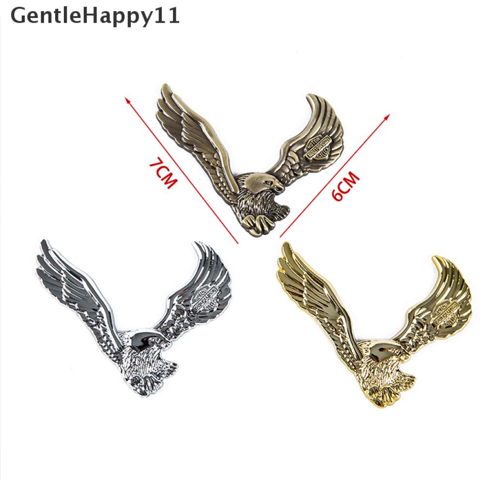 Gentlehappy 3D Metal Stiker Mobil Eagle Emblem Badge Auto Body Decals Motor Mobil Dekorasi