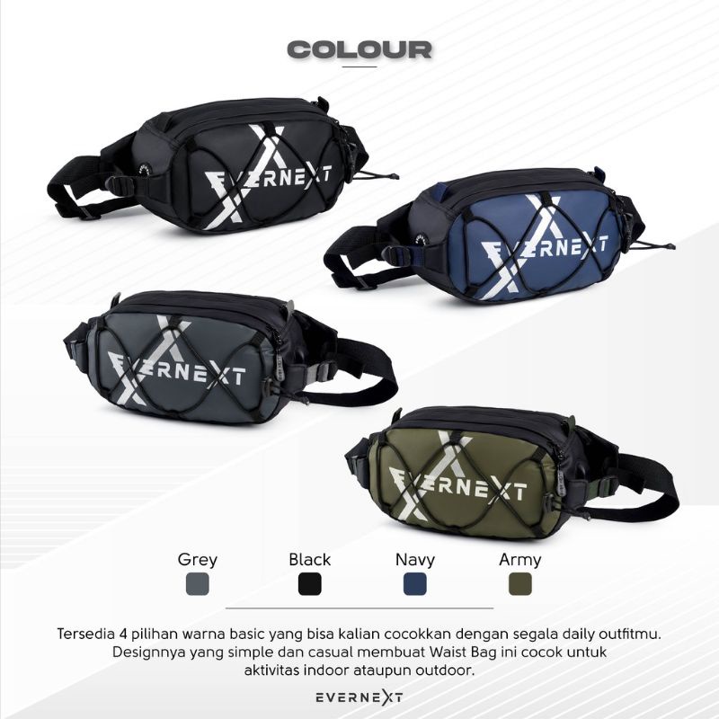 ( Nyala dalam gelap ) Promo tas selempang pria glow in the dark waterproof  terbaru kualitas import tas pria slempang cowok waist bag pria tas pinggang pria tas bahu unisex anti air original