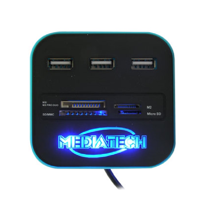 Mediatech Card Reader + Hub Combo MCR-01 - 55956