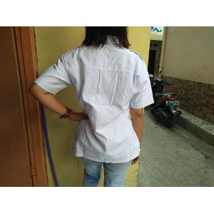 kemeja putih wanita PNS baju PDH wanita