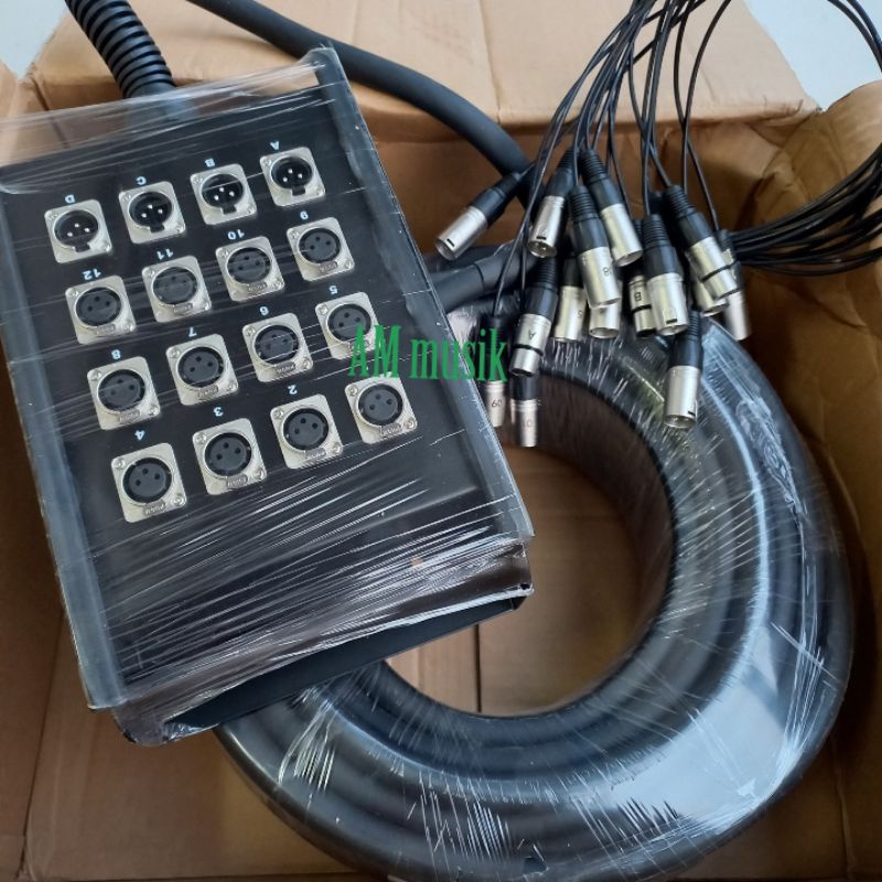 Jual SNAKE KABEL AXL AUDION SCS 1243 PANJANG 30 METER 12 CHANNEL