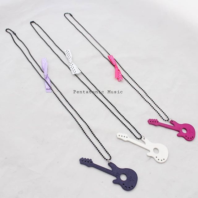 Guitar Long Necklace | Kalung Alat Musik Gitar