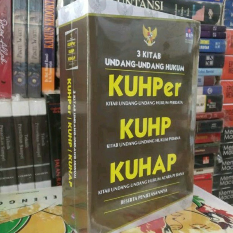 

3 kitab undang undang hukum kuhper kuhp kuhap